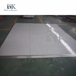 Custom White Glossy Portable Stage Platform Easy Setup Outdoor Dance Floor for Weddings & Events - Product Image 4
