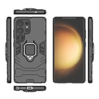 Pour Samsung S25 S24 S23 S22 S21 S20 Ultra Robuste Antichoc Anneau Magnétique Support Étui Rigide Pour Galaxy A15 A05 A05S Armure Couverture