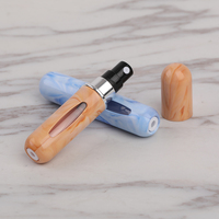 Fournisseur certifié – Atomiseur de voyage pour parfum, remplissage par le bas, motif marbré, flacon de parfum unique en plastique, flacon échantillon