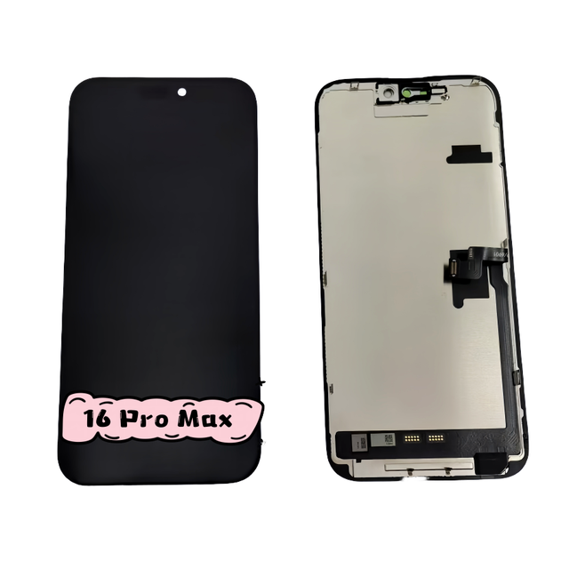 Incell LCD Display Screen with Touch Digitizer Assembly for 16 Pro Max 6.9 Inches 1 Year Warranty Replacement Pantalla