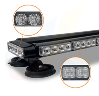 Barre lumineuse d'urgence à 30 LED de 14,5 pouces pour véhicules Accord/Acura, lumière de danger haute intensité double face, 7 modes de clignotement