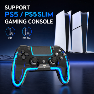 Nuovo Controller di Gioco Wireless per <span class=keywords><strong>PlayStation</strong></span> 5 con Doppia Vibrazione e Supporto Programmabile, Gamepad Wireless per PS5 - Product Image 3