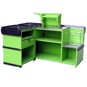 Mostrador de Caja de Madera de Diseño Moderno / Caja Registradora (Solo Venta al por Mayor y Pedidos de Mostradores de Caja, MOQ Es de 3 JUEGOS) - Product Image 4