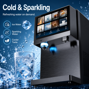 Distributeur d'<span class=keywords><strong>eau</strong></span> <span class=keywords><strong>gazeuse</strong></span> intelligent commercial, purificateur d'<span class=keywords><strong>eau</strong></span> chaude, froide et glacée RO pour bureau - Product Image 6