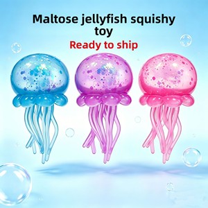 Juguete Sensorial Antiestrés de Medusas y Pulpos con Degradado de Colores, de Levantamiento Lento, de Miel de Cebada, para Niños y Adultos - Product Image 4