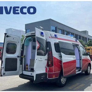 รถพยาบาลไฟฟ้าพร้อมอุปกรณ์การแพทย์ภายใน ยี่ห้อ IVECO Ford ขับเคลื่อน 4 ล้อ สำหรับกู้ภัยและขนส่งผู้ป่วยในโรงพยาบาล ICU - Product Image 2
