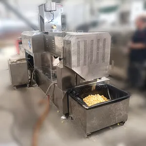 Satılık mısır paketli atıştırmalık gıda ekstruder puf mısırlı atıştırmalık ekstrüzyon makinesi