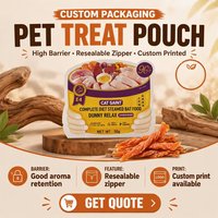 Impression en héliogravure pour sacs de nourriture pour animaux de compagnie en BOPP, pour les friandises pour chiens et chats