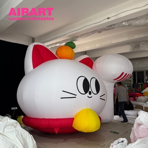 Tùy Chỉnh Bơm Hơi Khổng Lồ Mèo May Mắn <span class=keywords><strong>Maneki</strong></span> <span class=keywords><strong>Neko</strong></span> Cho Công Ty Quảng Cáo Ngoài Trời Tổ Chức Sự Kiện Trang Trí Nội Thất - Product Image 1