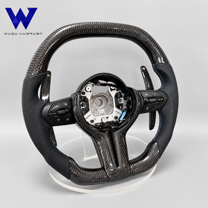 Volante de Fibra de Carbono Personalizado para <span class=keywords><strong>BMW</strong></span> 1M M2 M3 M4 M6 X5M X6M F30 F32 F10 F20 F35 F22 F18 F07 F01 F02 E90 E92 E70 - Product Image 4