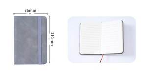 Journal de voyage miniature A7 personnalisé avec logo, couverture rigide, imperméable, reliure spirale en cuir, planificateur imprimé, papier épais, portable, 80 pages - Product Image 5