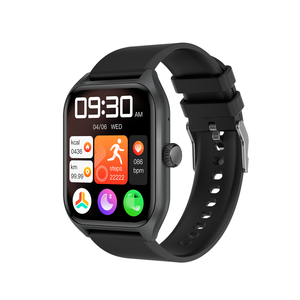 Gemi hazır spor akıllı saatler QX5 1.96 inç spor fitness takip chazı kalp hızı ses asistanı BT çağrı moda akıllı saatler - Product Image 1