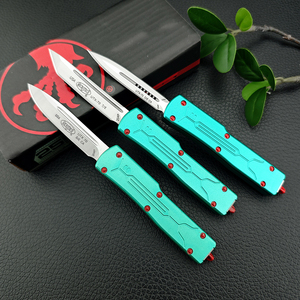 Coltello Tascabile Tattico Multiuso per Caccia e Sopravvivenza, Lama in Acciaio D2 e Manico in Alluminio, Coltello Pieghevole per Esterni, Strumenti EDC - Product Image 2