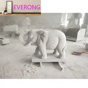 Producto caliente precio razonable águila escultura elefante jardín grabado naturaleza granito piedra estatua