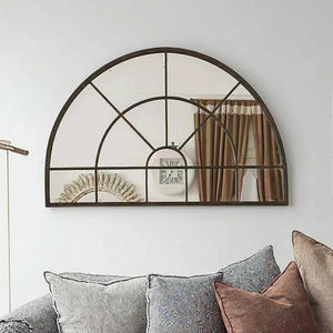 Espejo de Pared de Vidrio con Marco de Metal Arqueado New Hope, Espejo Decorativo Hecho <span class=keywords><strong>a</strong></span> <span class=keywords><strong>Mano</strong></span>, Ecológico, Duradero, Decoración Personalizada para el Hogar - Product Image 3