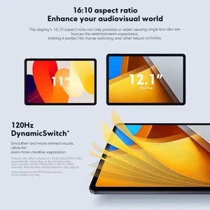 Original para Xiaomi Poco Pad 12,1 pulgadas Global 8GB + 256GB HyperOS Qualcomm Snapdragon 7s Gen2 Octa Core 10000mAh batería Tablet PC - Product Image 5