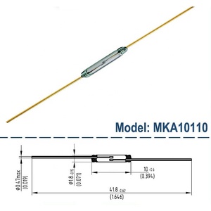 MKA07101 AT15-20 Electromagnetic Reed <b>Switch</b> Solder Mount Normally Open Glass Envelope Relay Contacts - Product Image 2