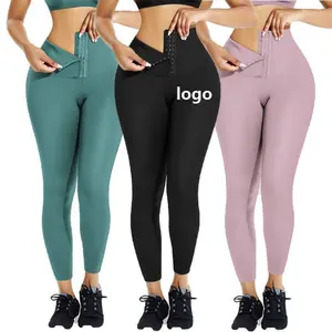 Gym sport donna senza cuciture pantaloncini Leggings vita alta glutei donna dimagrante donna pantaloni da yoga Leggings