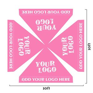 10x10 Custom <b>Canopy</b> <b>Tents</b> With Side Walls and Flags Pop up Shelter 20x20 for Promotions - Product Image 3