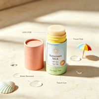 Stick solaire portable coloré SPF 50+ Protection UVA UVB