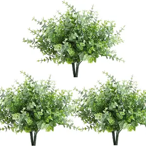 Cheap Discount For Decoration Modern Leaves Plastic Flowers Artificial Plants