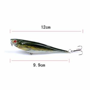 NEWMAJOR 9.9g Topwater Jerkbait pesca richiamo Life-Like costume da bagno ABS per il cane da pesca a ruscello che cammina bastoncino di plastica di 9.9cm - Product Image 2