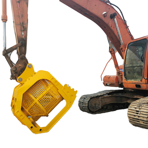 Seau de criblage de sable en pierre sous l'eau ou sur la terre Crusher Screen Screener Excavator Rotating Soil Cleaning Bucket - Product Image 4
