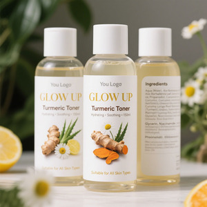 โทนเนอร์ใบหน้าขมิ้นกำจัดจุดด่างดำให้จุดด่างดำทำให้สิวจางลงฉลากส่วนตัว - Product Image 4