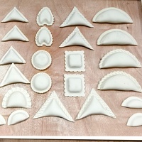 Machine automatique de fabrication de samosas, empanadas, raviolis et pierogi en acier inoxydable, haute efficacité, pour usage en restaurant