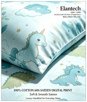 Ensemble de housse de couette en coton 100% 60S à impression numérique, literie personnalisée, linge de lit en gros