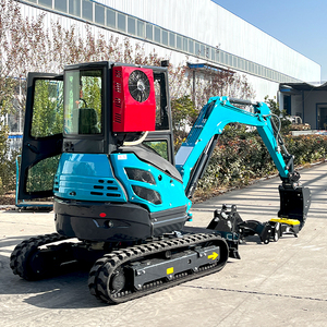 Envío gratis mini excavadora de 3,5 toneladas mini excavadora CE/EPA hidráulica granja pequeña excavadora 1 tonelada 2 toneladas precios cubo pulgar para la venta - Product Image 6