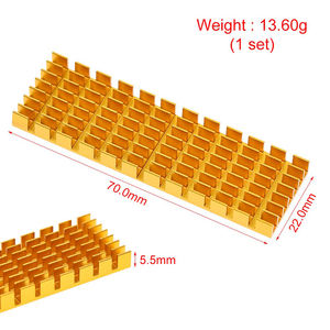 Tzt Heatsink Warmteafvoer Radiator <span class=keywords><strong>M</strong></span>.2 Koeling Koellichaam Warmte Thermische Pads Voor <span class=keywords><strong>M</strong></span>.2 Ngff 2280 Pci-e Nvme Ssd - Product Image 6