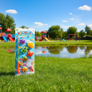 Ensemble de jouets de pêche magnétiques Pescacolora 60 cm avec poissons colorés et canne à pêche pour enfants de 3 ans et plus - Product Image 1