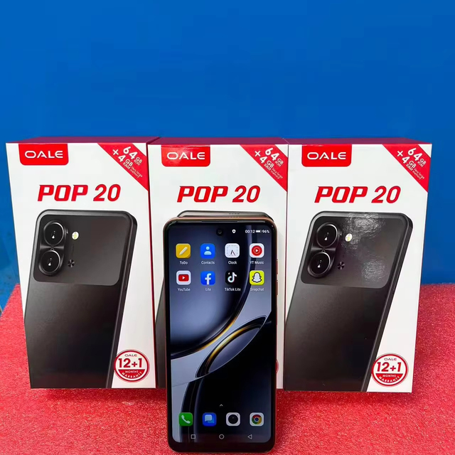New Arrival Factory Price OALE Pop20 6.6 Inch Android Smartphone Fast Shipping 4GB+64GB Dual SIM Unlocked Mobile Phone