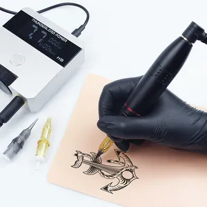 BMX dijital profesyonel yüksek kalite kalıcı makyaj makinesi vücut dövme kalemi tabancası döner dövme makinesi