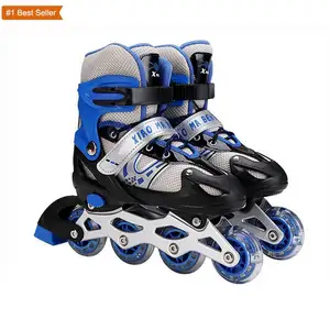 Istaride New Children'S Roller Skates Flash Rollerblading Suit Roller Skates Patins Em Linha Adjustable Inline Skates Shoes