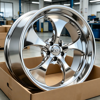 Rines de Aleación de 17-24 Pulgadas, 5x112/5x114.3/5x120, Forjados en una Sola Pieza, Cromados y Pulidos, Cóncavos Profundos, de 5 Radios, para Mercedes, BMW, Audi