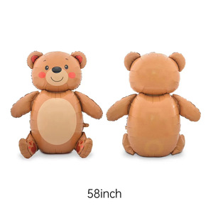 Nuovo Palloncino in Alluminio per San Valentino, Decorazione Murale <span class=keywords><strong>con</strong></span> Animali Cartoon e Alieni, Palloncino Decorativo a Forma di Cuore - Product Image 6