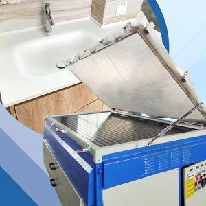 Presse à membrane sous vide pour <span class=keywords><strong>surface</strong></span> solide, prix d'usine, pour la fabrication et la décoration <span class=keywords><strong>de</strong></span> lavabos en Corian et en acrylique, pliage - Product Image 1