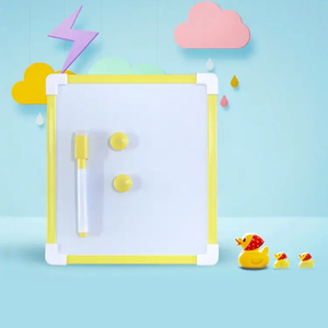 Colorful Plastic Frame Double Sided School Kids Custom Logo Small Size Portable Magnetic <strong>Mini</strong> Dry Erase <strong>Whiteboard</strong> - Product Image 4