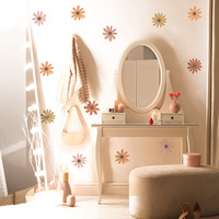 Papier peint marguerite fraîche pour chambre d'enfant chambre fond décoration murale image auto-adhésive avec autocollants amovibles