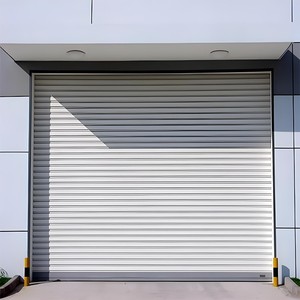 Portes <span class=keywords><strong>de</strong></span> <span class=keywords><strong>garage</strong></span> à enroulement automatiques en alliage d'aluminium, finition moderne, pour villa extérieure - Product Image 1