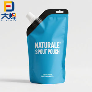 कस्टम मुद्रित साकेट बायोडिग्रेडेबल 500 एमएल 1 एल पॉली बैग पैकेजिंग तरल खड़े मोरे बैग - Product Image 2