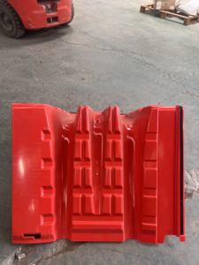 100*80*90cm ABS plastik kırmızı renk L şekli ev kapı kapısı koruma su kontrol engelleme sel bariyer - Product Image 4