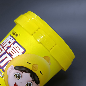 Vòng IML Chống Trộm Clasp Nhựa Ice Cream Bao Bì Lưu Trữ <span class=keywords><strong>1</strong></span> Pint PP Container Cấp Thực Phẩm Ly Nhựa 500 <span class=keywords><strong>Ml</strong></span> - Product Image 5