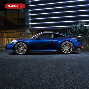 Alta vendita <span class=keywords><strong>T</strong></span> stile fibra di carbonio minigonne laterali con labbro anteriore spoiler per <span class=keywords><strong>Porsche</strong></span> 911 991.2 aggiornamento <span class=keywords><strong>T</strong></span> style kit - Product Image 4