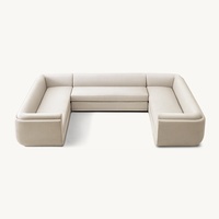 Ensemble de canapés de salon, design moderne, style italien élégant, en tissu, pour villa, meubles de maison, nouveau design