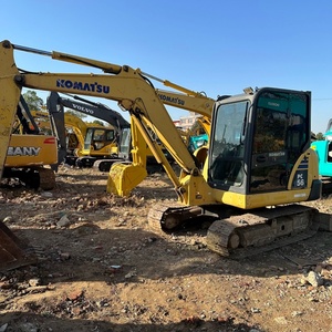 Mini-excavatrice d'occasion Komatsu PC56, excavatrice de 1 tonne avec lame, petite machine d'occasion, mini-excavatrice d'occasion - Product Image 1