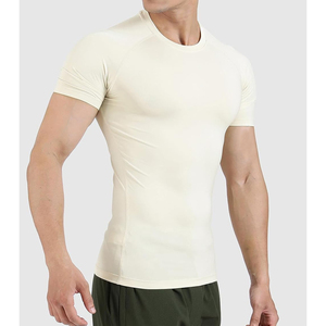 High Quality Custom Made <b>Men</b> <b>Compression</b> <b>Shirts</b> <b>for</b> Gym & Fitness Spandex/Polyester Quick Dry & Breathable - Product Image 5