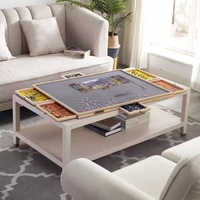 Offre Spéciale 1500 pièces, économiseur de Puzzle en bois, Table de tri de Puzzle pliable Portable avec 6 tiroirs